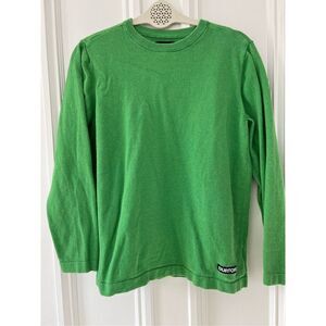 Burton boy’s vintage bright green Crewneck sweater L 14-16